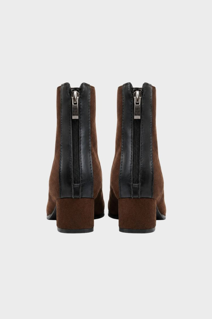 Women's Squared Ankle Boots | Block Heel