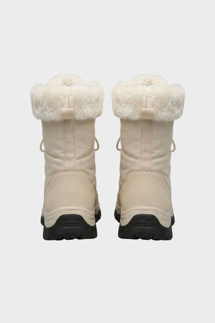 Women's Lace-Up Snow Boots | Treaded Sole