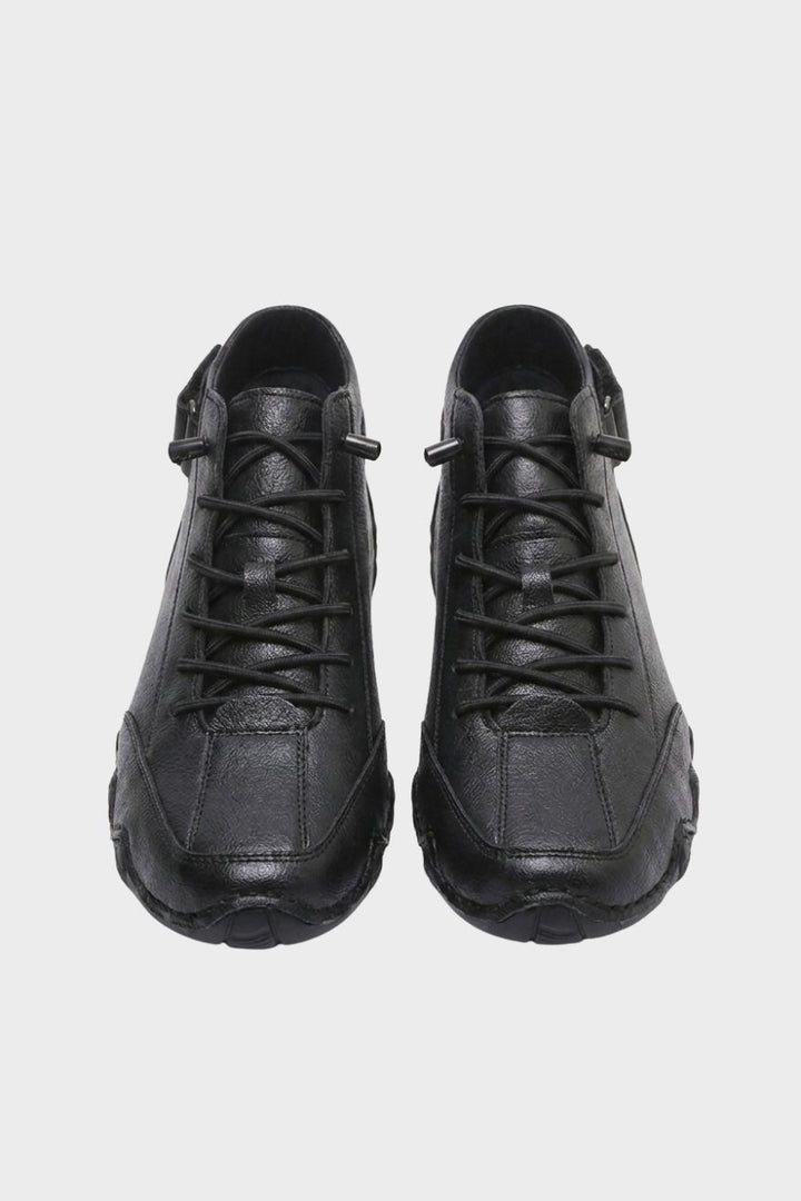 Men's Laced Sneakers with Profile Sole