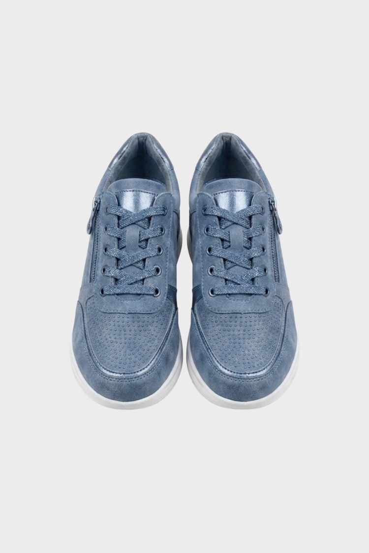 Women's Zip and Lace Sneakers