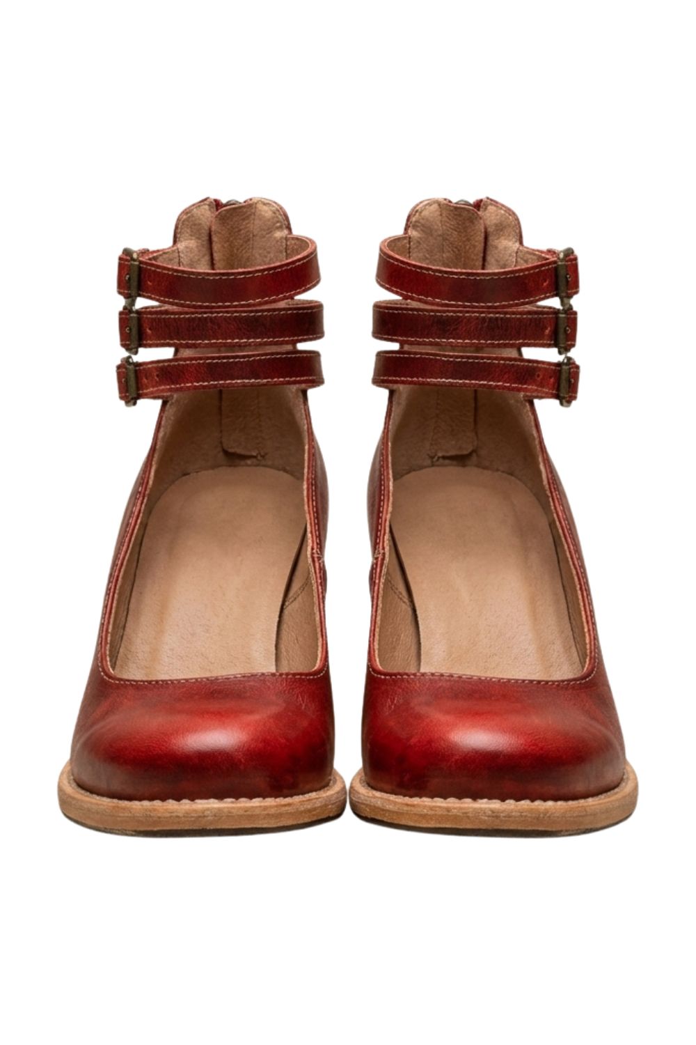 Women's Ankle-Strap Pumps | Block Heel