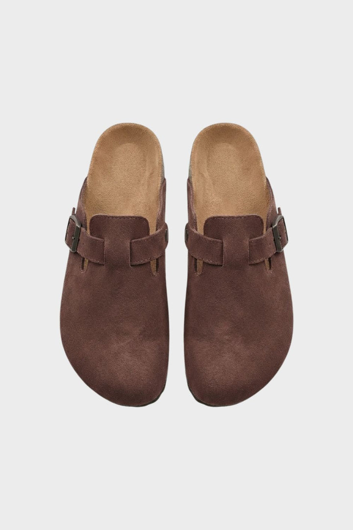 Women's Buckled Closed Clogs